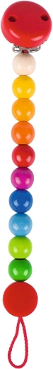 Chaînette pour tétine arc-en-ciel - 1 pièce