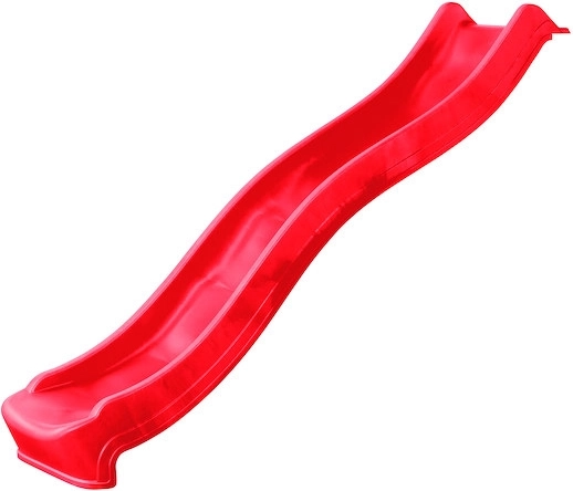 Toboggan pour enfants avec raccord d’eau 2,2 m rouge