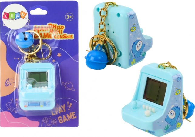 Jeu électronique Tetris Porte-clés de poche bleu