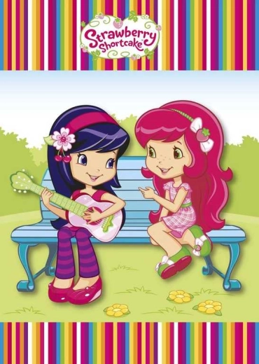 Akim cahier de coloriage avec activités A4 Fraisette Strawberry Shortcake - 1 pièce