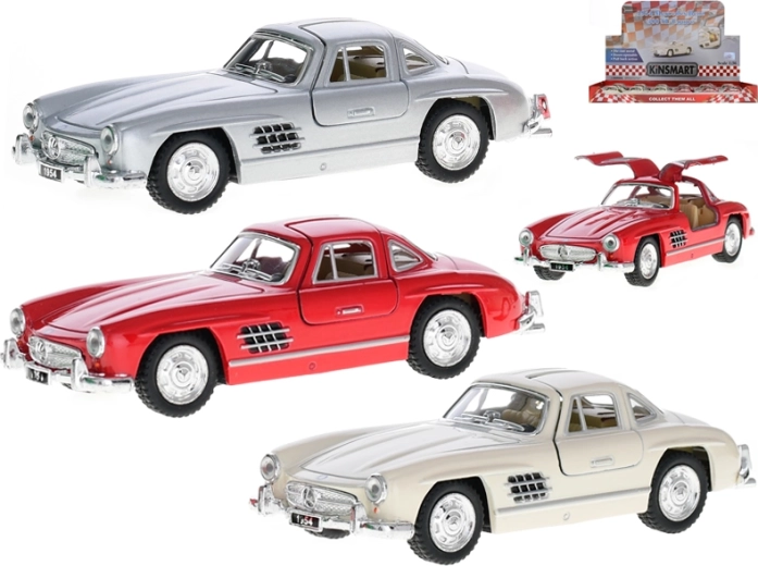Modèle métallique de voiture Mercedes‑Benz 300 SL 1954 1:36 Kinsmart