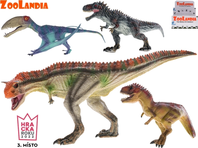 Figurine en plastique dinosaure Zoolandia 24–30 cm