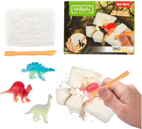 Petit archéologue – fouilles de dinosaures en boîte 9 × 7 × 3 cm