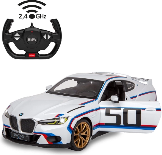 Voiture RC BMW 3.0 CSL 1:14 blanche
