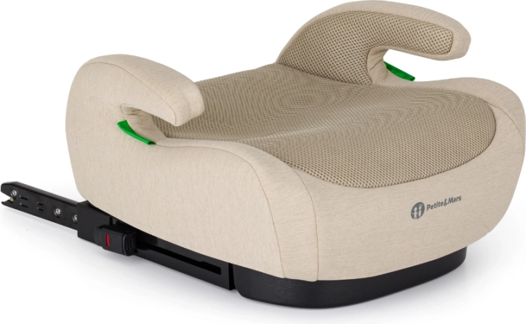 Réhausseur Petite&Mars Optimus Pro i-Size Air sage beige 125–150 cm
