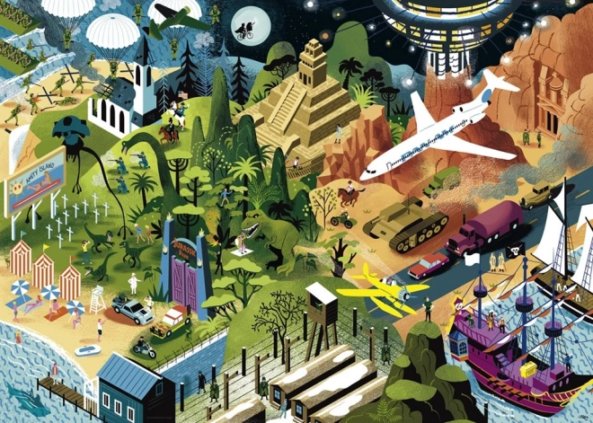 HEYE Puzzle Maîtres du Cinéma : Films de Steven Spielberg 1000 pièces