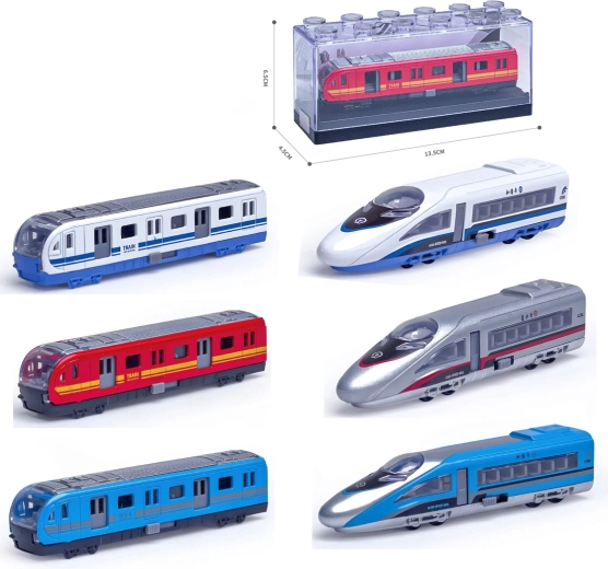 Modèle métallique de train à grande vitesse 1:64 – plusieurs variantes