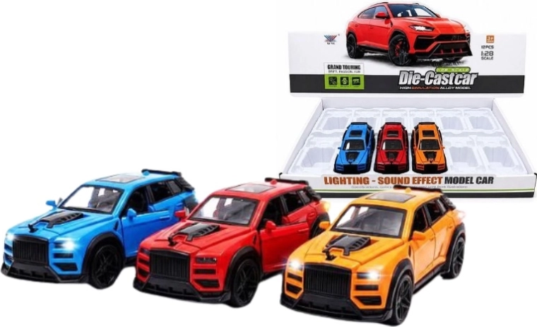 Voiture tout-terrain HX266 à 3 roues, avec effets lumineux et sonores, 19 cm