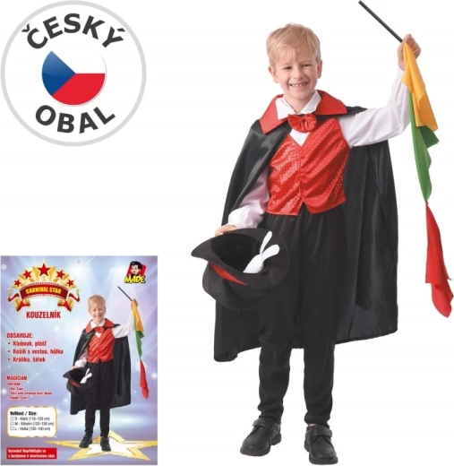 Costume de magicien pour enfant 110–120 cm