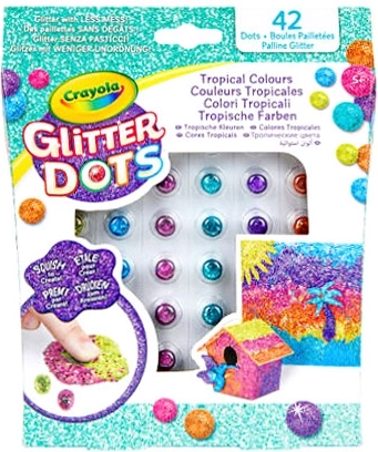 Crayola Glitter Dots – perles pailletées pour créations créatives