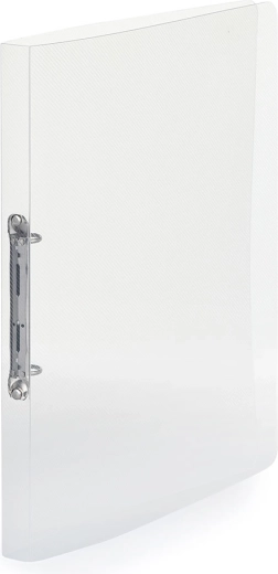 classeur A4 Lines transparent, 2 anneaux en polypropylène