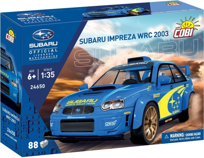 Cobi Subaru Impreza WRC 2003 1:35 (88 pièces)