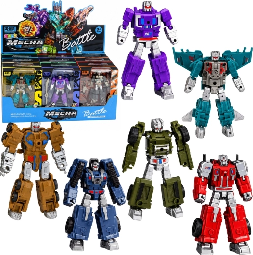 Robot 2-en-1 se transformant en véhicule (assortiment) - 1 pièce