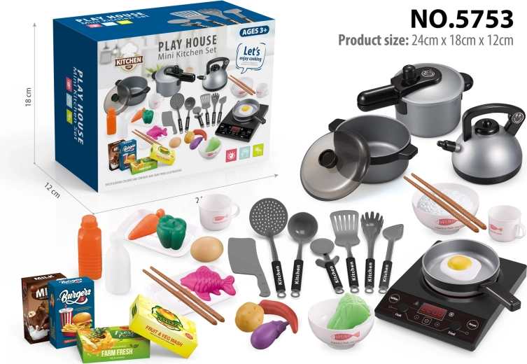 Set de cuisine pour enfants avec accessoires
