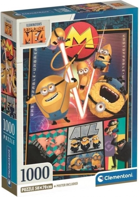 Puzzle Moi, moche et méchant 4 – 1000 pièces CLEMENTONI