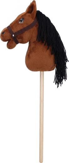 Cheval sur bâton (hobby horse) marron 68 cm