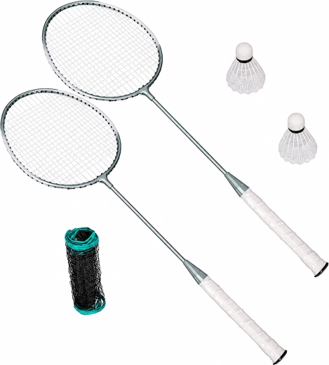 Ensemble de badminton pliable 4-en-1 dans une mallette - 1 pièce