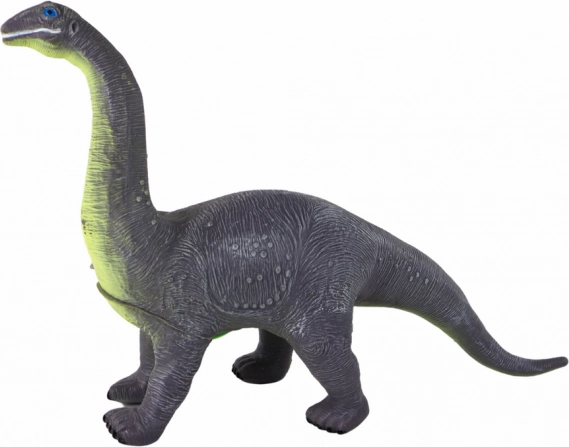 Grande figurine de dinosaure brachiosaure avec son 33 cm gris