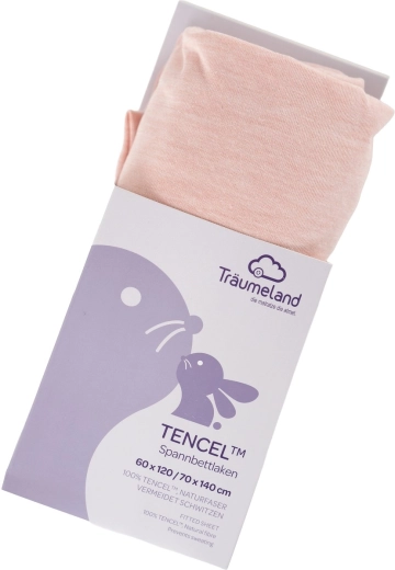 Drap-housse Träumeland Tencel uni Rose Smoke