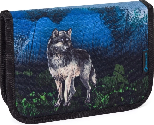 Bagmaster LUMI trousse scolaire avec motif loup