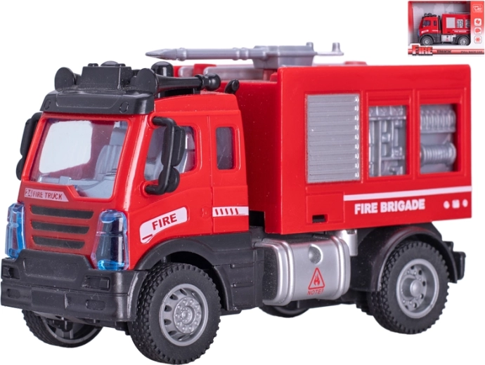 Camion de pompier avec canon à eau 12 cm, à rétrofriction