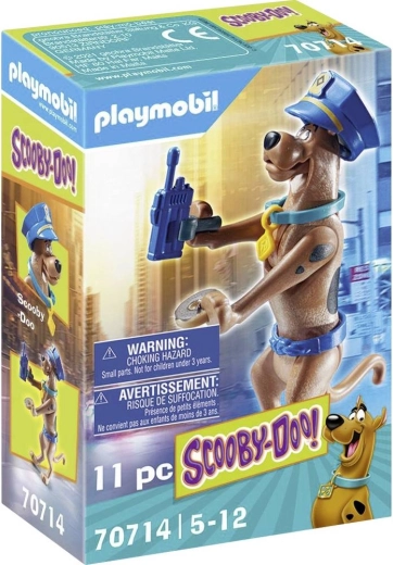 PLAYMOBIL figurine de collection Scooby-Doo policier - 1 pièce