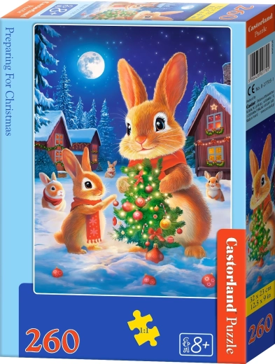 Puzzle Castorland Préparatifs de Noël, 260 pièces