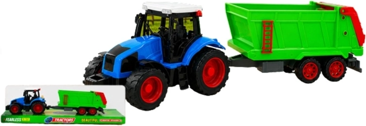Tracteur avec remorque