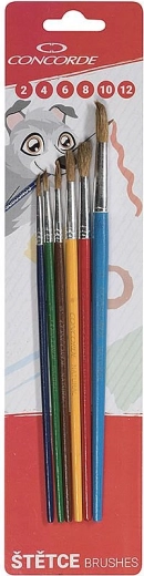 Set de pinceaux ronds CONCORDE Color, 6 pcs