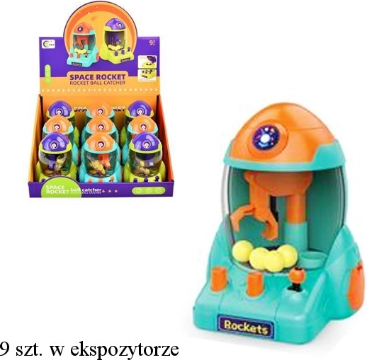Jeu d’adresse fusée avec billes - 1 pièce