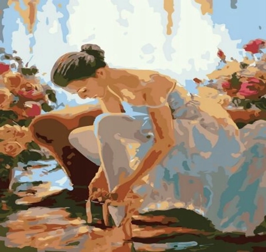 Peinture par numéros Ballerine 40 × 50 cm