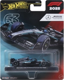 Hot Wheels voiture premium FORMULE 1 MERCEDES-BENZ George Russell #63 1:64