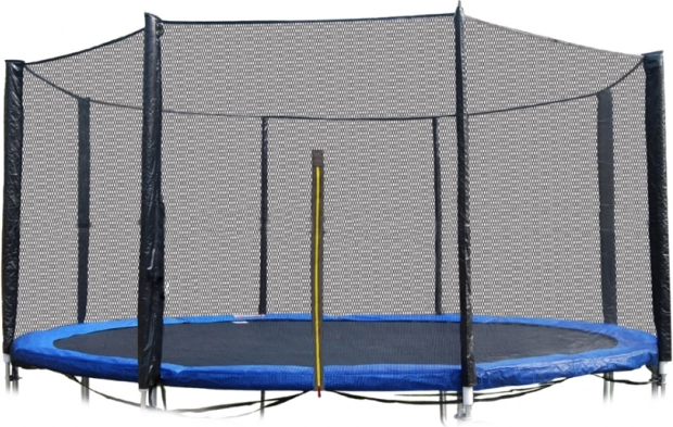 Filet de protection extérieur pour trampoline 305 cm, 8 poteaux