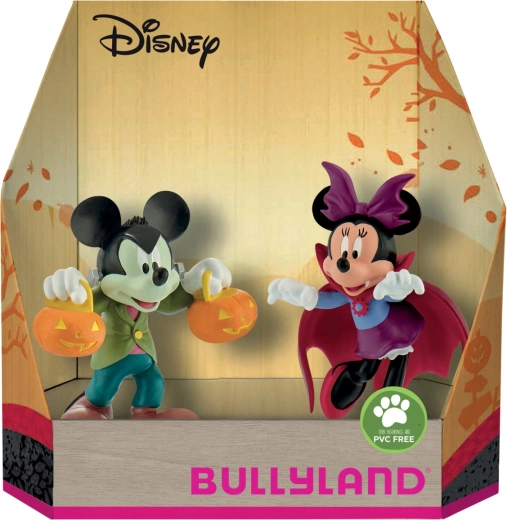 Bullyland Disney Mickey et Minnie – coffret cadeau de figurines Halloween