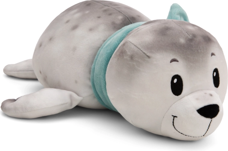 Peluche phoque NICI Bente 24 cm couché Green