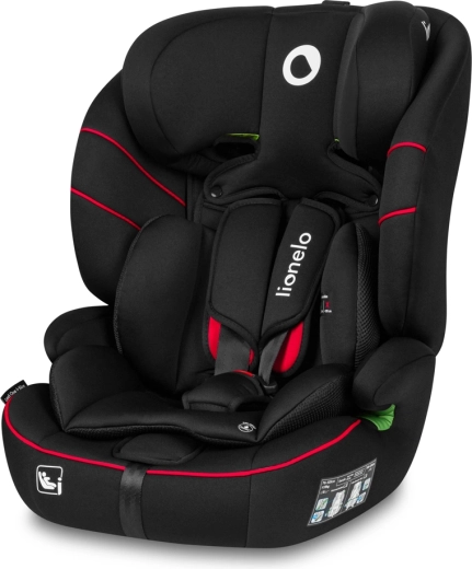 Siège auto LIONELO Levi i-Size 76–150 cm – Sporty Black