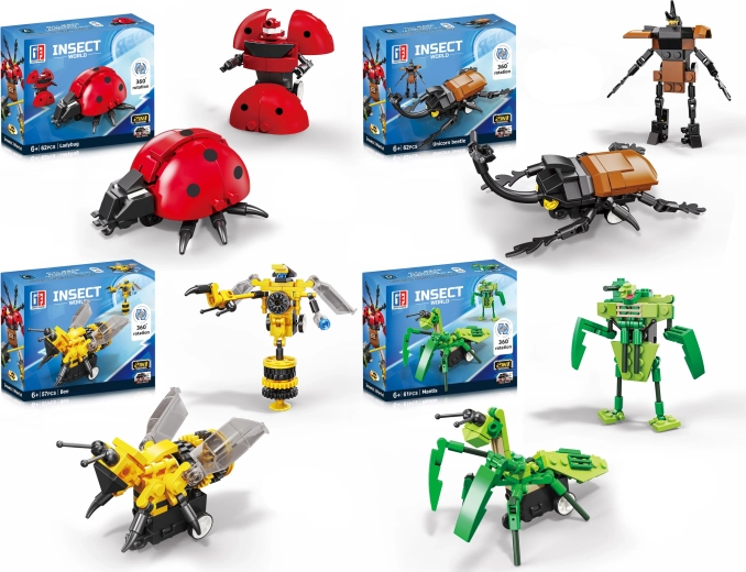 Kit de construction transformable d'insecte robotique - 1 pièce