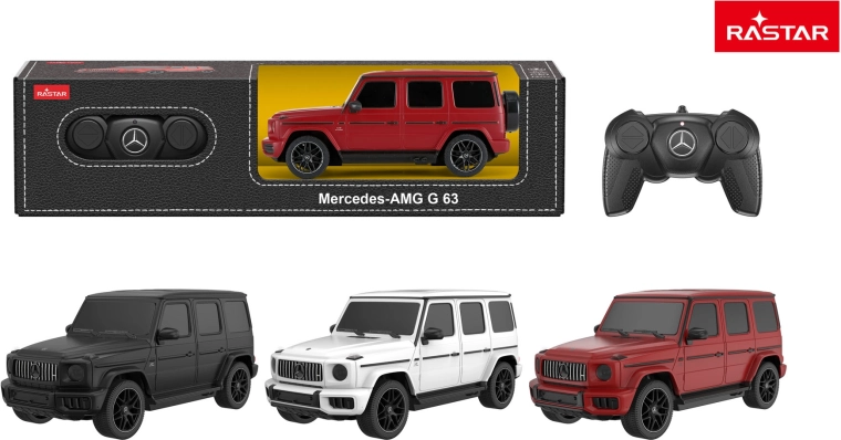 Voiture RC Rastar Mercedes AMG G63 1:24 rouge - 1 pièce
