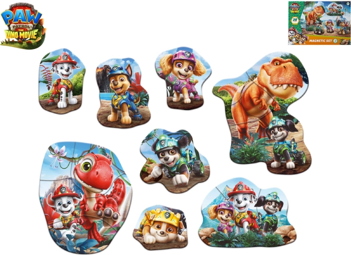 Ensemble magnétique Paw Patrol : The Dino Movie
