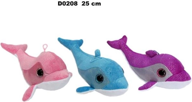 Delfin D-208 jouet pour chiens, mix de 3 types, 25 cm