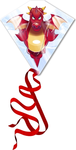 Cerf-volant 58 × 56 cm