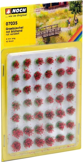 Touffes d’herbe fleurie mini – set de 42 pcs