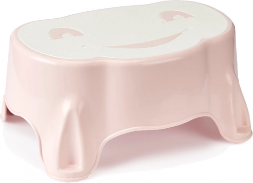 Marchepied enfant BABYSTEP rose poudré
