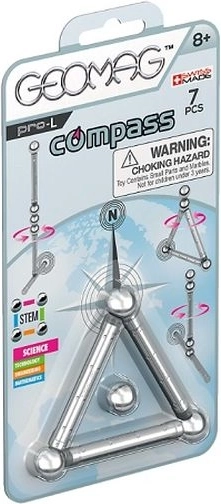 Trefl Geomag Pro-L kit de construction magnétique boussole – 7 pièces
