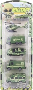 Set de véhicules militaires - 5 pcs