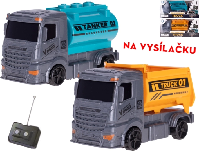 Camion RC 13 cm, 27 MHz – citerne ou benne basculante