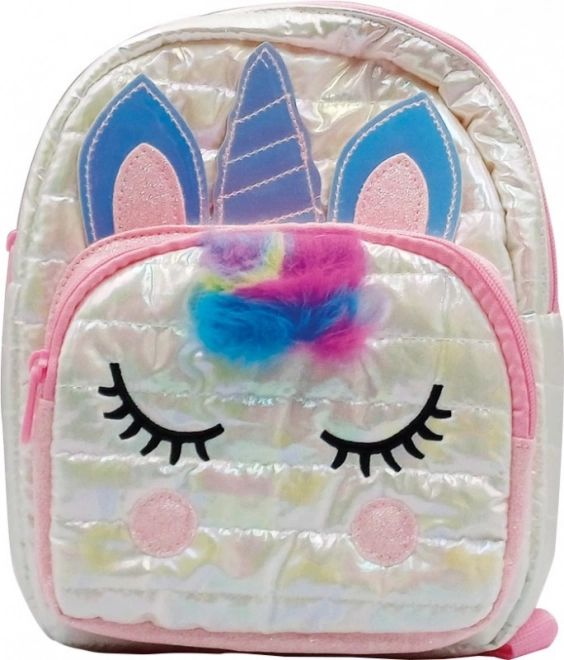 Sac à dos Puffy Licorne blanc