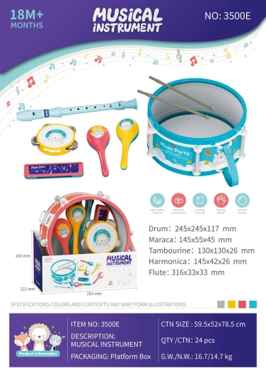 Set d’instruments de musique pour enfants