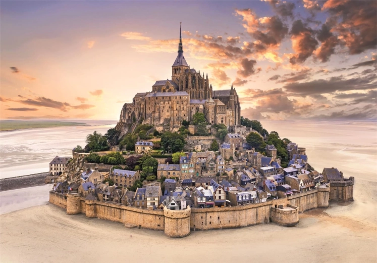 Puzzle Mont Saint-Michel 1500 pièces CLEMENTONI