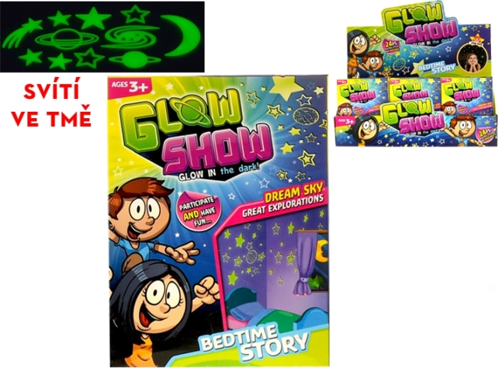 Étoiles lumineuses pour mur et plafond – lot de 15 pièces